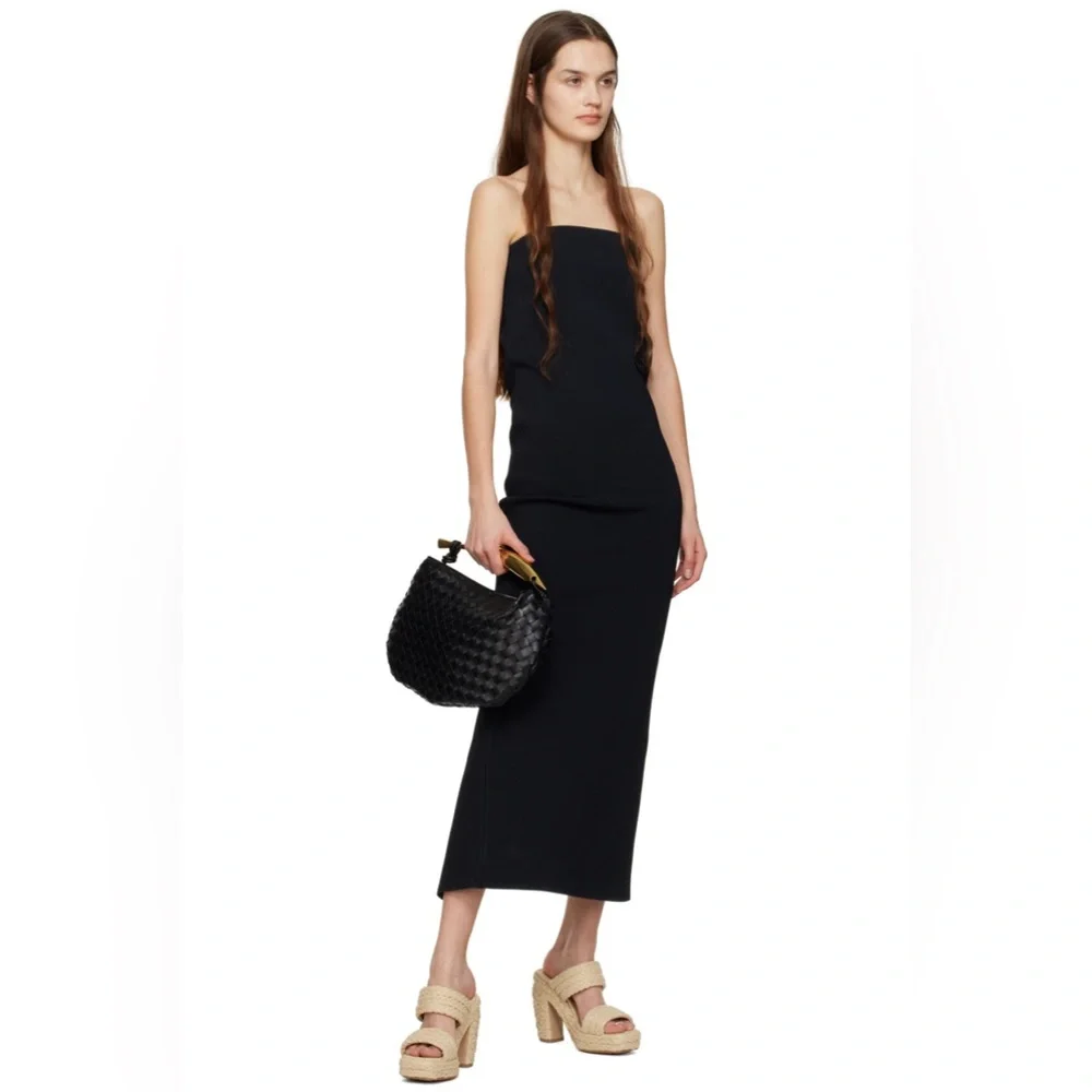 BOTTEGA VENETA Canalazzo Raffia Heeled Sandals Size 42(12) MSRP: $1,550